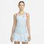 Nike Womens Dri-FIT Slam Tennis Tank - Glacier Blue/Team Orange - thumbnail image 1