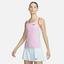 Nike Womens Dri-FIT Slam Tennis Tank - Light Arctic Pink/Glacier Blue - thumbnail image 1