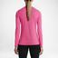 Nike Womens Dri-FIT Contour Long Sleeve Top - Vivid Pink - thumbnail image 6