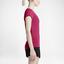 Nike Womens Dri-FIT Contour Short Sleeve Top - Vivid Pink - thumbnail image 4