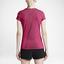 Nike Womens Dri-FIT Contour Short Sleeve Top - Vivid Pink - thumbnail image 6