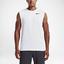 Nike Mens Dry Training Tank Top - White - thumbnail image 3