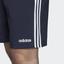 Adidas Mens Essentials 3-Stripes Chelsea 7 Inch Shorts - Legend Ink - thumbnail image 7