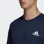 Adidas Mens 3-Stripes Club Tee - Navy - thumbnail image 3