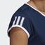 Adidas Womens 3-Stripes Club Tee - Collegiate Navy - thumbnail image 6