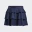 Adidas Girls Frill Skort - Navy - thumbnail image 1