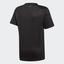 Adidas Boys 3-Stripes Club Tee - Black/White