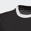 Adidas Boys 3-Stripes Club Tee - Black/White - thumbnail image 3