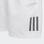 Adidas Boys Club 3-Stripes Shorts - White - thumbnail image 4