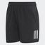 Adidas Boys Club 3-Stripes Shorts - Black - thumbnail image 1