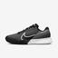 Nike Womens Court Air Zoom Vapor Pro 2 Clay Court Shoes - Black/White - thumbnail image 1