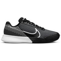 Nike Womens Court Air Zoom Vapor Pro 2 Clay Court Shoes - Black/White