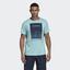 Adidas Mens Parley Graphic Tee - Blue - thumbnail image 3