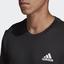Adidas Mens Escouade Tee - Black/White - thumbnail image 7