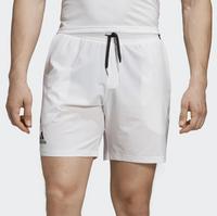Adidas Mens Club Stretch Woven 7 Inch Tennis Shorts - White/Black