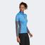 Adidas Womens Xperior Long Sleeve Top - Real Blue/Dark Grey Heather - thumbnail image 4