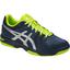 Asics Mens GEL-Squad Indoor Court Shoes - Blue/Energy Grey/Green - thumbnail image 3