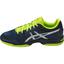 Asics Mens GEL-Squad Indoor Court Shoes - Blue/Energy Grey/Green - thumbnail image 4
