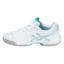Asics Womens GEL-Dedicate 4 OC Tennis Shoes - White/Silver/Mint - thumbnail image 3