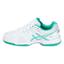 Asics Womens GEL-Game 5 OC Tennis Shoes - White/Mint - thumbnail image 3