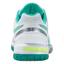 Asics Womens GEL-Game 5 OC Tennis Shoes - White/Mint - thumbnail image 5