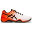 Asics Mens GEL-Resolution 7 Clay Tennis Shoes - White/Koi - thumbnail image 1