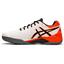 Asics Mens GEL-Resolution 7 Clay Tennis Shoes - White/Koi - thumbnail image 2