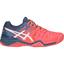 Asics Womens GEL-Resolution 7 Tennis Shoes - Papaya/Blue - thumbnail image 1