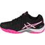 Asics Womens GEL-Resolution 7 Tennis Shoes - Black/Silver/Hot Pink - thumbnail image 2