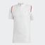 Adidas Mens Stella McCartney Court Zip Tee - White - thumbnail image 1