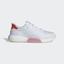 Adidas Womens Stella McCartney Court Boost Tennis Shoes - White/Active Red/Utility Black - thumbnail image 1