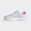 Adidas Womens Stella McCartney Court Boost Tennis Shoes - White/Active Red/Utility Black - thumbnail image 6