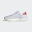 Adidas Womens Stella McCartney Court Boost Tennis Shoes - White/Active Red/Utility Black - thumbnail image 6