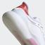 Adidas Womens Stella McCartney Court Boost Tennis Shoes - White/Active Red/Utility Black - thumbnail image 8