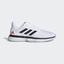 Adidas Mens CourtJam Bounce Tennis Shoes - White - thumbnail image 1