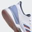 Adidas Womens Adizero Ubersonic 3 Tennis Shoes - White/True Orange - thumbnail image 8