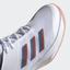 Adidas Womens Adizero Ubersonic 3 Tennis Shoes - White/True Orange - thumbnail image 10