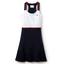 Lacoste Sport Womens Tennis Dress - White/Navy - thumbnail image 1