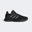 Adidas Mens SoleMatch Bounce Tennis Shoes - Black - thumbnail image 1