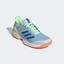 Adidas Womens Ubersonic 3 HC Tennis Shoes - Sky Tint/Glow Blue - thumbnail image 4