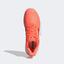 Adidas Mens CourtJam Bounce Tennis Shoes - Orange - thumbnail image 4