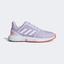 Adidas Womens CourtJam Bounce Tennis Shoes - Coral/Purple/White - thumbnail image 1