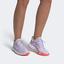 Adidas Womens CourtJam Bounce Tennis Shoes - Coral/Purple/White - thumbnail image 7