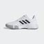 Adidas Womens CourtJam Bounce Tennis Shoes - White - thumbnail image 6