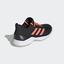 Adidas Mens Adizero Club Tennis Shoes - Core Black/Signal Coral - thumbnail image 5
