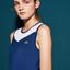 Lacoste Womens Tech Jersey and Mesh Racerback Tennis Dress - Blue/White - thumbnail image 4