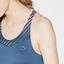 Lacoste Womens Racerback Jersey and Print Mesh Tennis Dress - Blue/Pink - thumbnail image 6