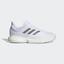Adidas Mens SoleCourt Tennis Shoes - Cloud White/Legacy Green - thumbnail image 1