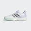 Adidas Mens SoleCourt Tennis Shoes - Cloud White/Legacy Green - thumbnail image 5