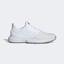 Adidas Mens GameCourt Tennis Shoes - White/Grey - thumbnail image 1